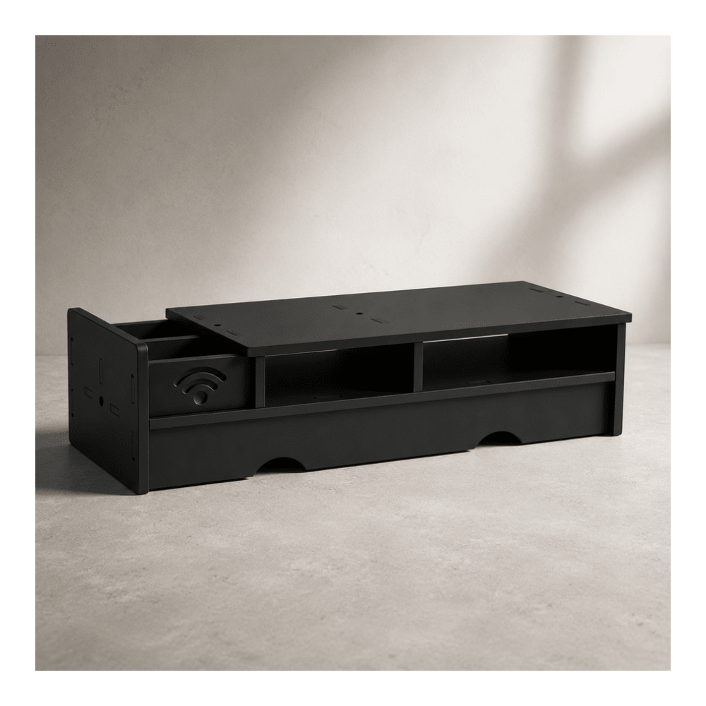 Schwarze Matte WLAN-Router-Auf – Office Tech Set Up Bewertung und Preis