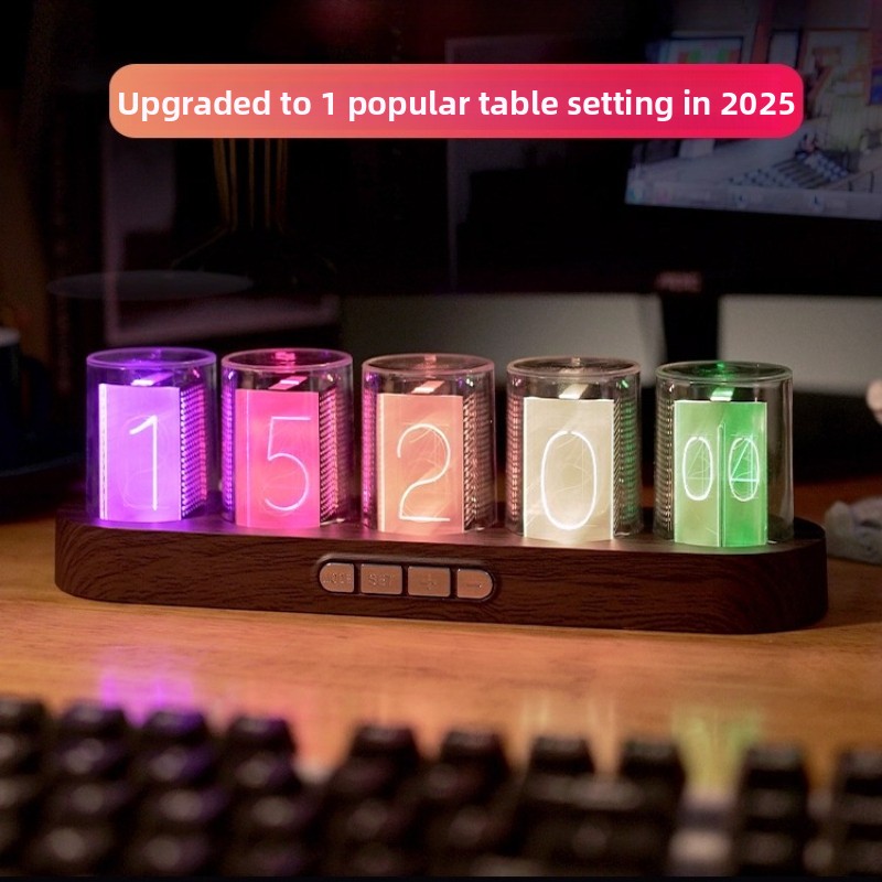 LED Nixie Röhrenuhr RGB Gaming – Office Tech Set Up Bewertung und Preis