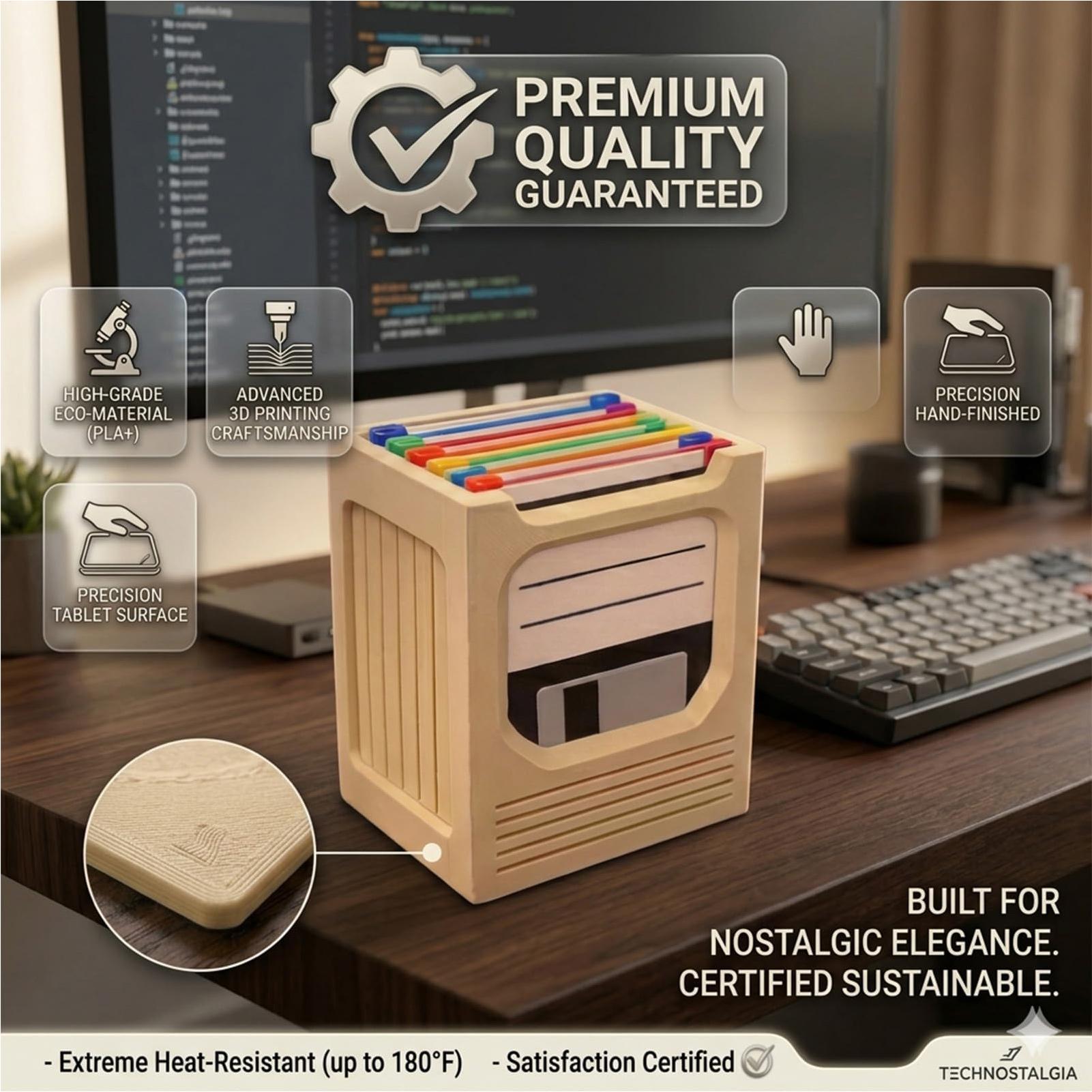 Retro Tech Untersetzer-Halter- – Office Of Tech Bewertung und Preis