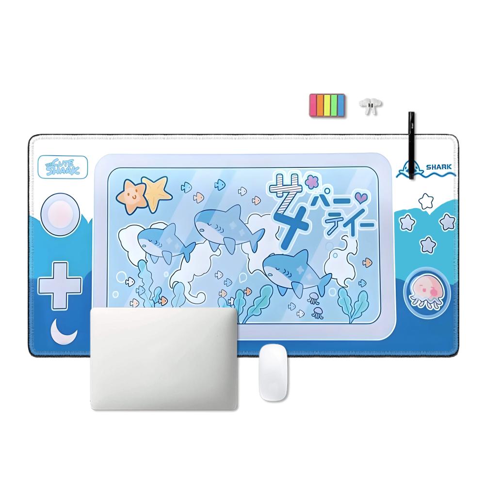 Niedliches Hai-Party-Mauspad,  – Office Desk Tech Accessories Bewertung und Preis