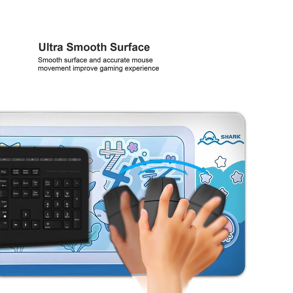 Niedliches Hai-Party-Mauspad,  – Office Desk Tech Accessories Bewertung und Preis