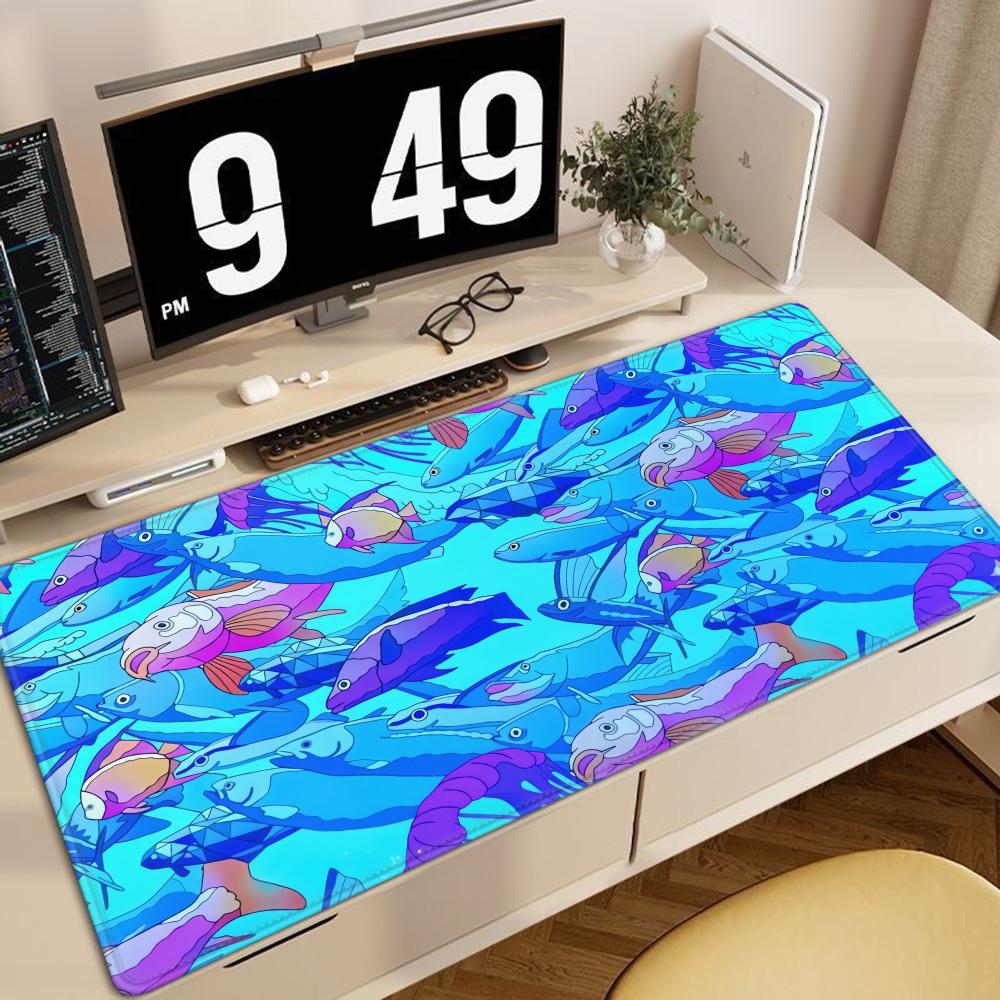 HD-Druck Fisch-Gummi-Mauspad L – Office Desk Tech Accessories Bewertung und Preis